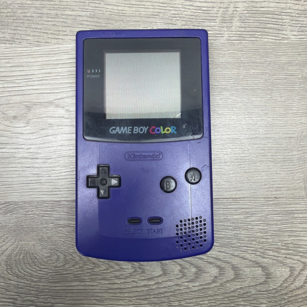 Nintendo Game Boy Blue Handheld System CGB-001 Battery Powered W/ Tetris Game